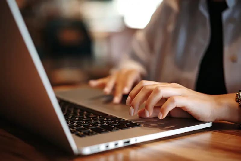 Developer working at a desk