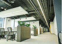 Modern office interior space