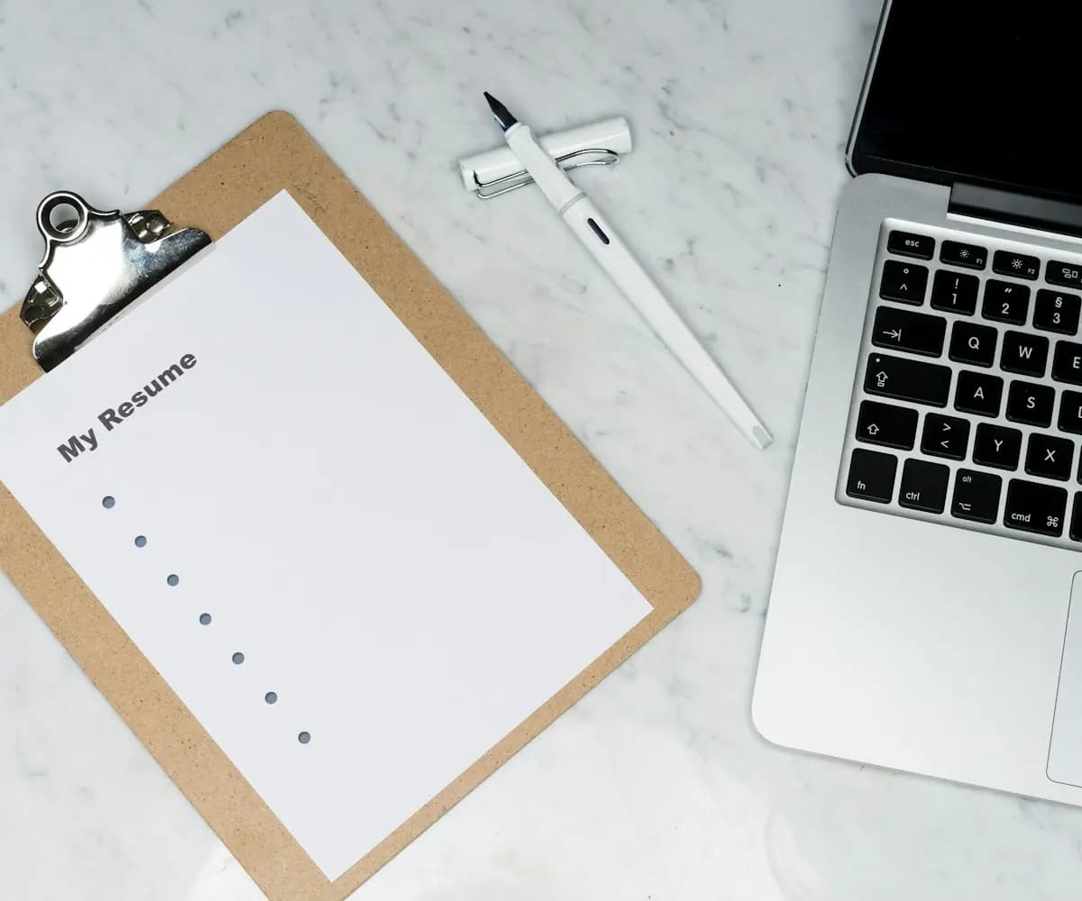 Privacy documents on a desk