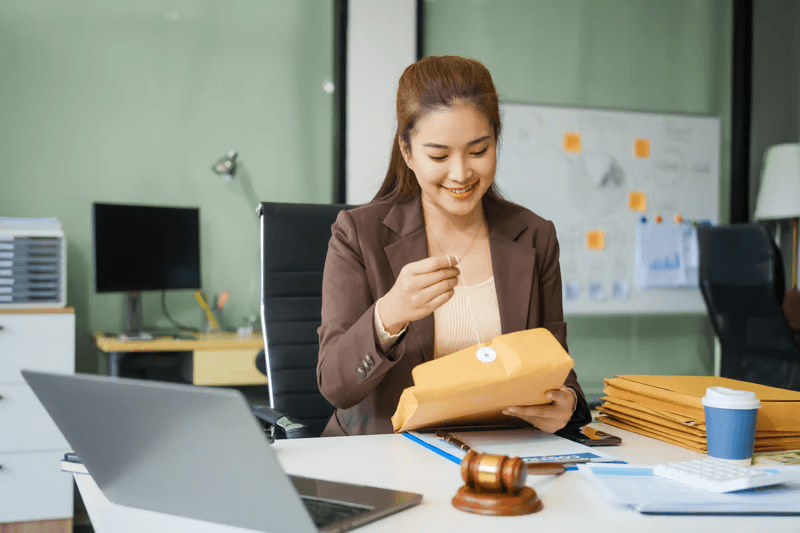 Risk and compliance officer reviewing regulatory documentation
