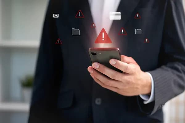 Secure notification transmission illustration